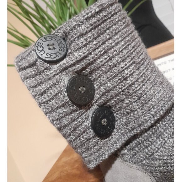 UGG Australia Knitted Fold Down Shaft Boots Women's sz 6 - Picture 3 of 11